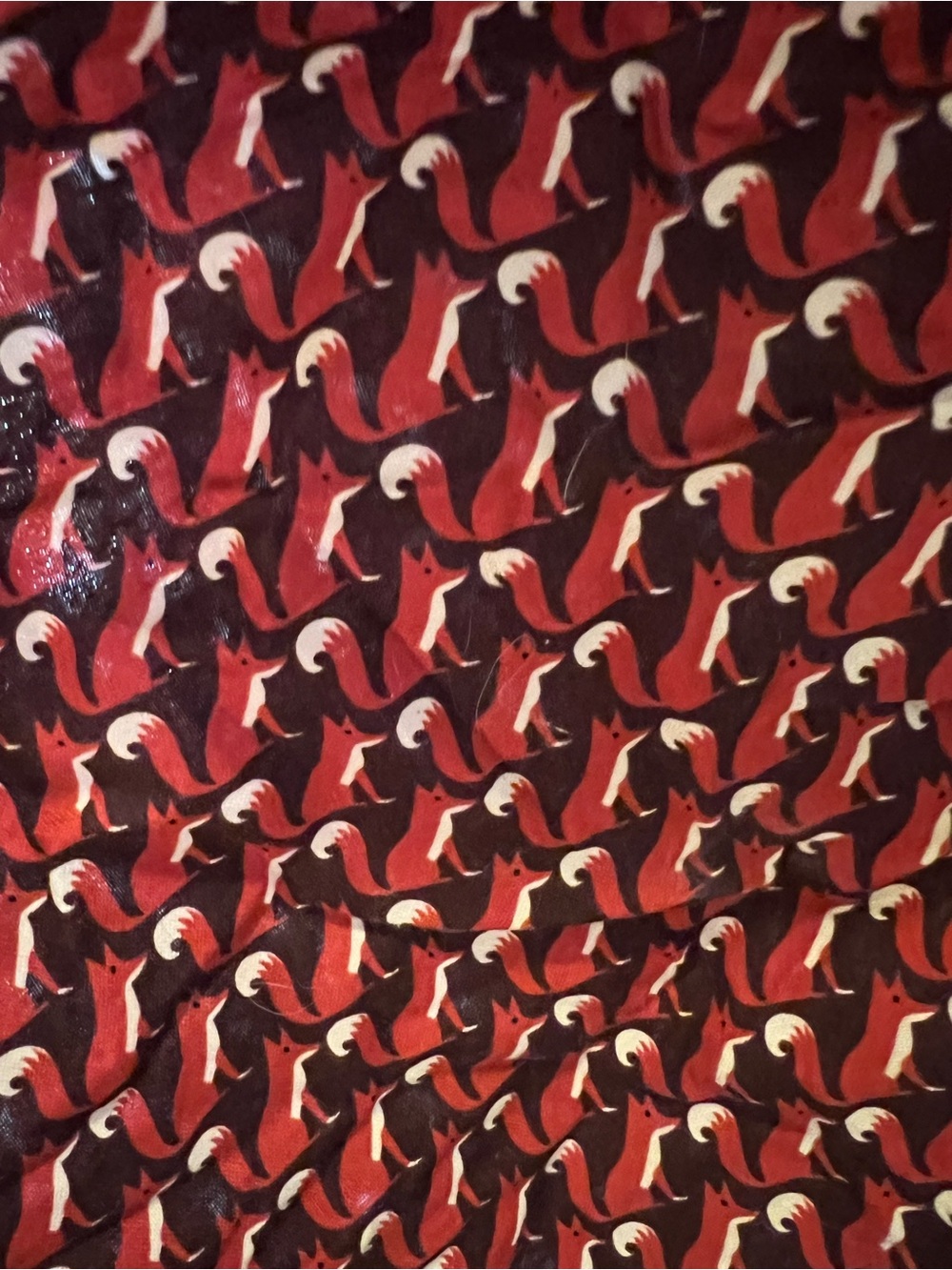 Retrolicious Red Fox Pattern Dress - Picture 4 of 4